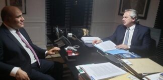 Manzur con Alberto Fernández: analizaron la vuelta a clases