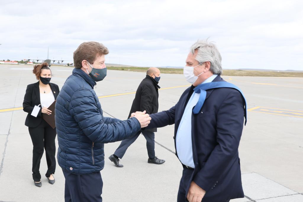 El Gobernador Ramón Trejo Noel y el Presidente Alberto Fernández El Gobernador Ramón Trejo Noel y el Presidente Alberto Fernández