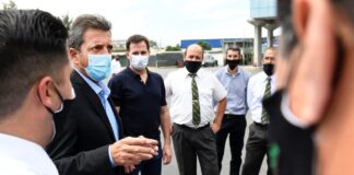 “Más de 133 mil trabajadores de transporte en todo el país van a dejar de pagar Ganancias”, dijo Massa