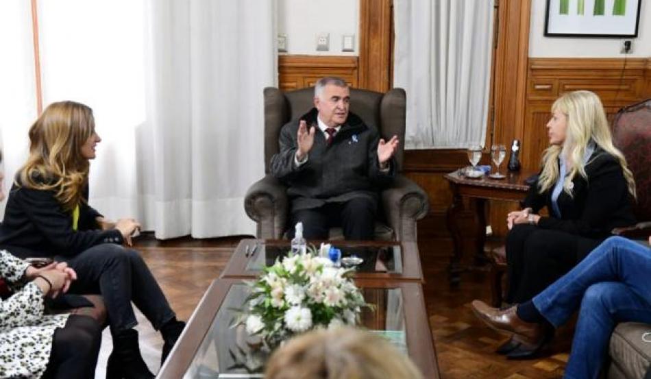 El gobernador Osvaldo Jaldo recibió este jueves a la diputada nacional, Victoria Tolosa Paz.