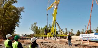 Nueva etapa de la construcción del paso bajo nivel “Viaducto Papa Francisco”