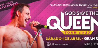 DIOS SALVE A LA REINA EN EL TEATRO GRAN REX