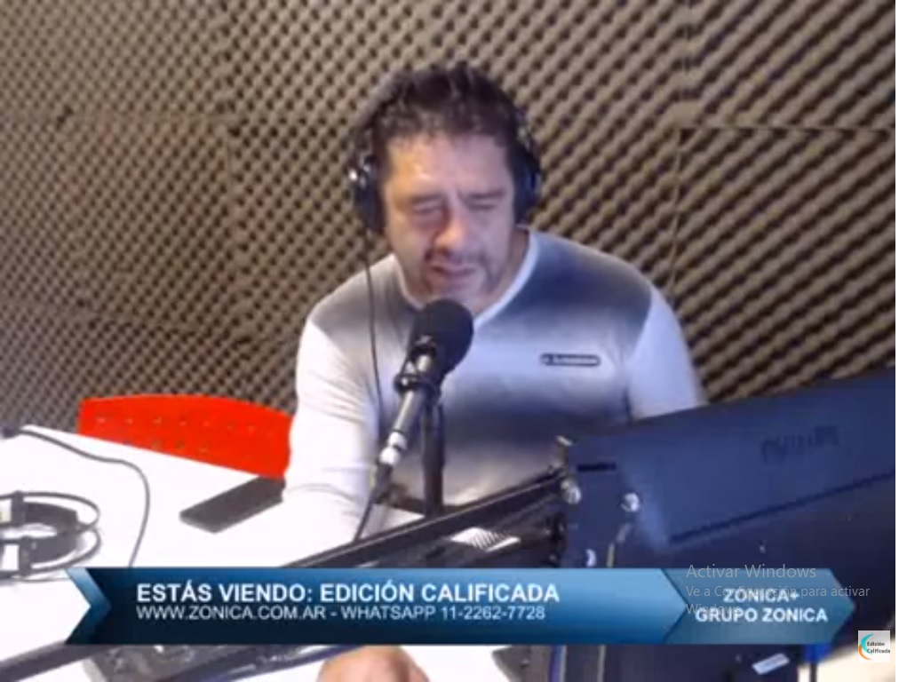 Sergio Gutiérrez, conductor de Edición Calificada radio