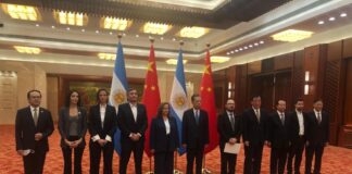 Cecilia Moreau abogó por la cooperación bilateral ante la Asamblea Popular Nacional china, el órgano legislativo de mayor poder estatal