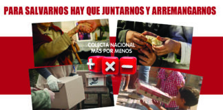 Colecta “Más por Menos”: Sábado 7 y Domingo 8 de Setiembre