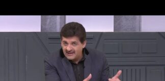 El humorista y locutor Pato Benegas en el programa de TV “Desafío”