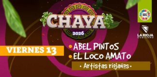 La Sole, Abel Pintos, La K’onga entre muchos más artistas en La Chaya en La Rioja este fin de semana largo