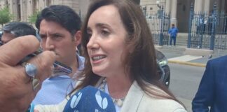 Victoria Villarruel llegó a La Rioja y visitó La Chaya