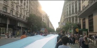 Homenaje a los caídos en la Guerra de Malvinas