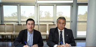 Nardini firma un convenio con la USAL para prácticas en salud pública