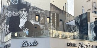Mural homenaje a Charly García: Zivals inaugura en su 55º aniversario