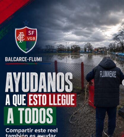 Club Fluminense Balcarce pide ayuda para recuperar su cancha de fútbol